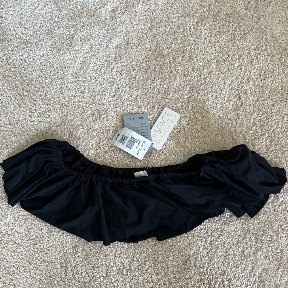 L Space Black Swim Top